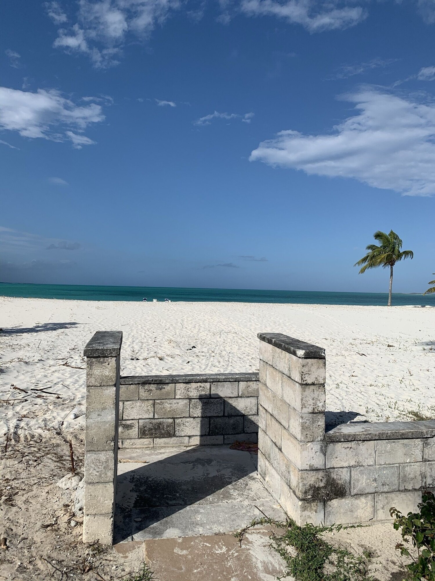 Beach entrance from villa